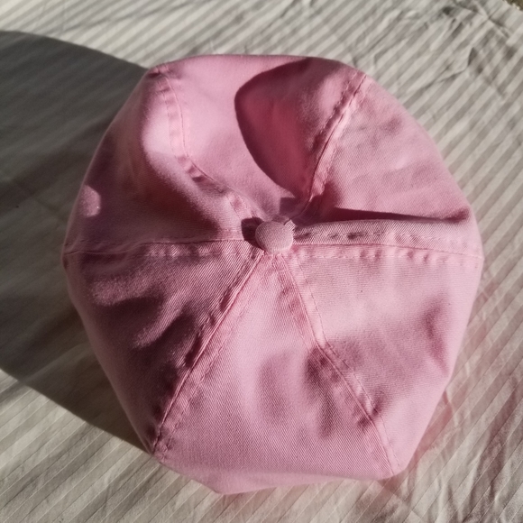 Baby Pink Cabbie Hat - Poofy Cap! - Picture 4 of 8